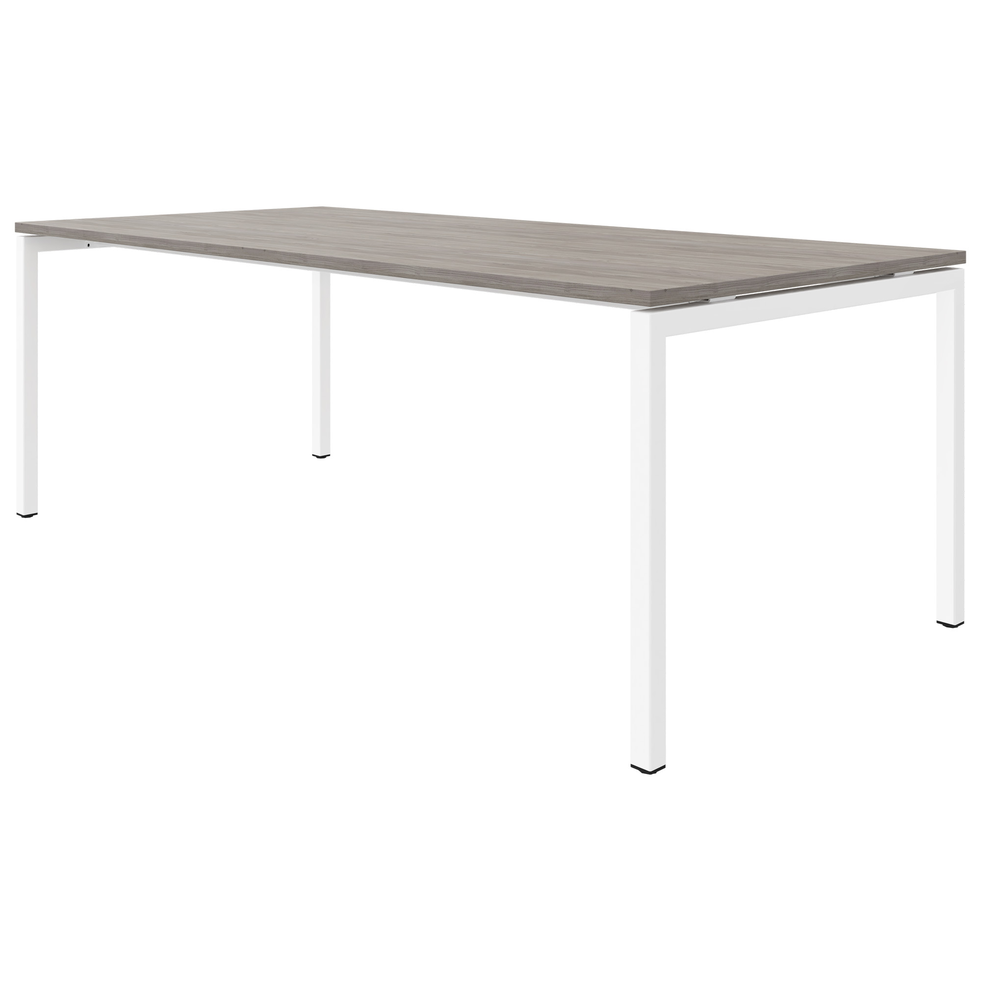 NOVA U executive desk | 2000 x 1000 mm, gray northern oak - 3 Main Image