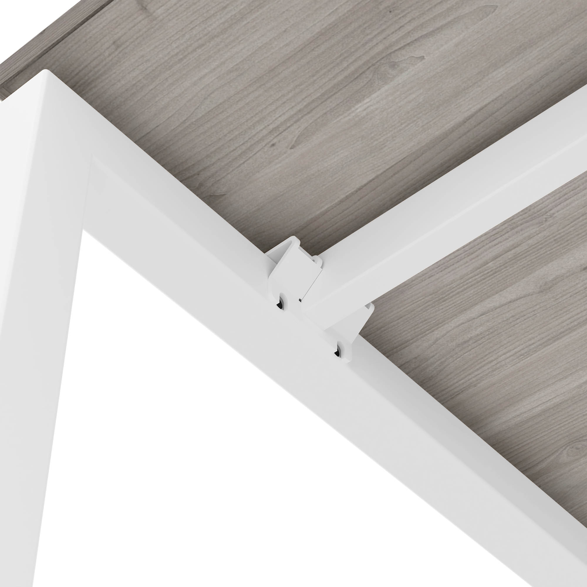 NOVA U executive desk | 2000 x 1000 mm, gray northern oak - 5 Main Image