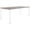 NOVA U executive desk | 2000 x 1000 mm, gray northern oak - 1 Thumbnail Image