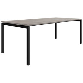 NOVA U Chefschreibtisch | 2000 x 1000 mm, Nordeiche grau