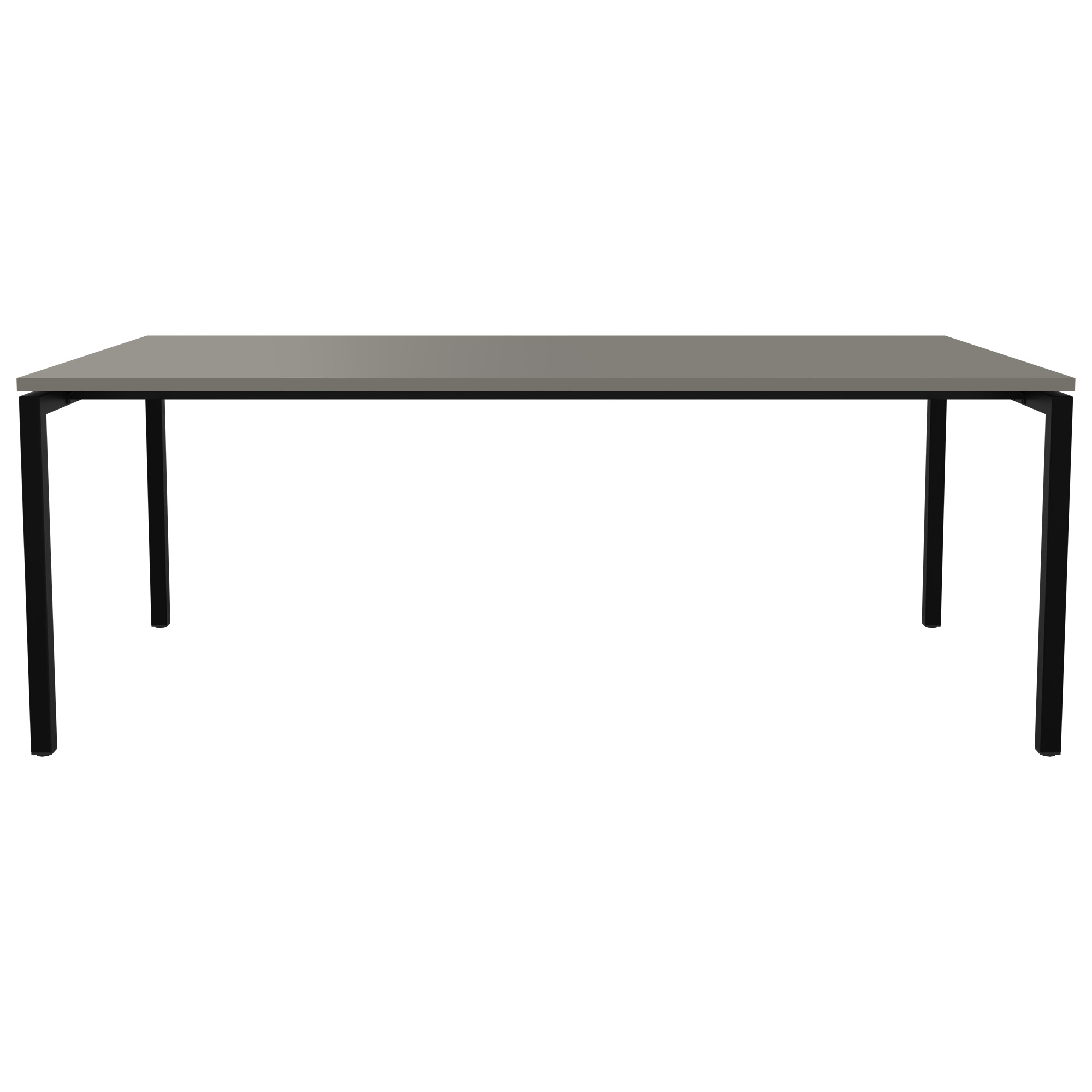 NOVA U executive desk | 2000 x 1000 mm, Cubanite gray - 2 Main Image