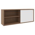 NOVA U Bureau en chef avec Lowboard | 2000 x 1382 mm, chêne ambre - 4 Thumbnail Image