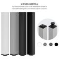 NOVA U Bureau en chef avec Lowboard | 2000 x 1382 mm, anthracite - 8 Thumbnail Image
