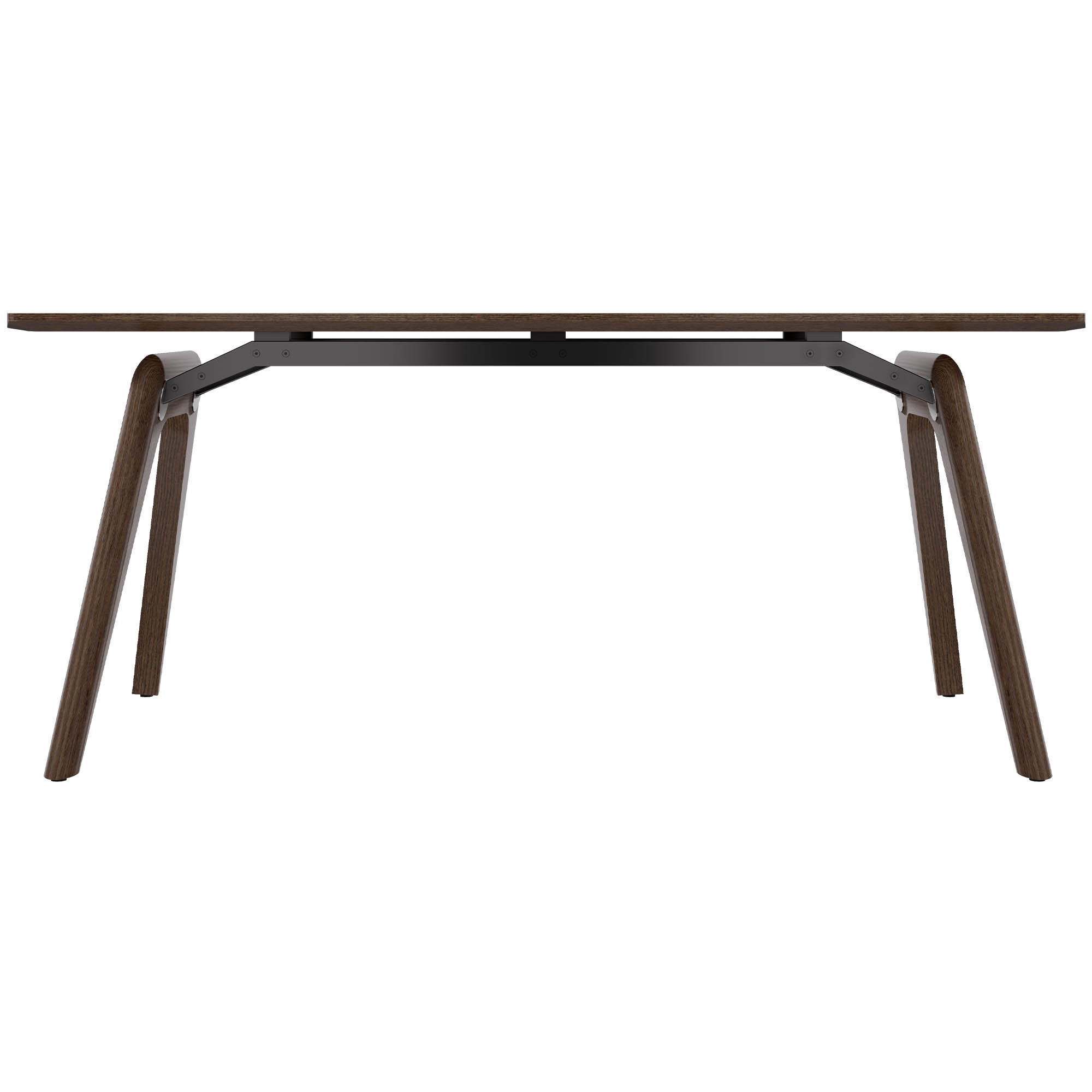BRALCO RAIL desk | 1800 - 2400mm | Real wood, oak tobacco - 6 Main Image
