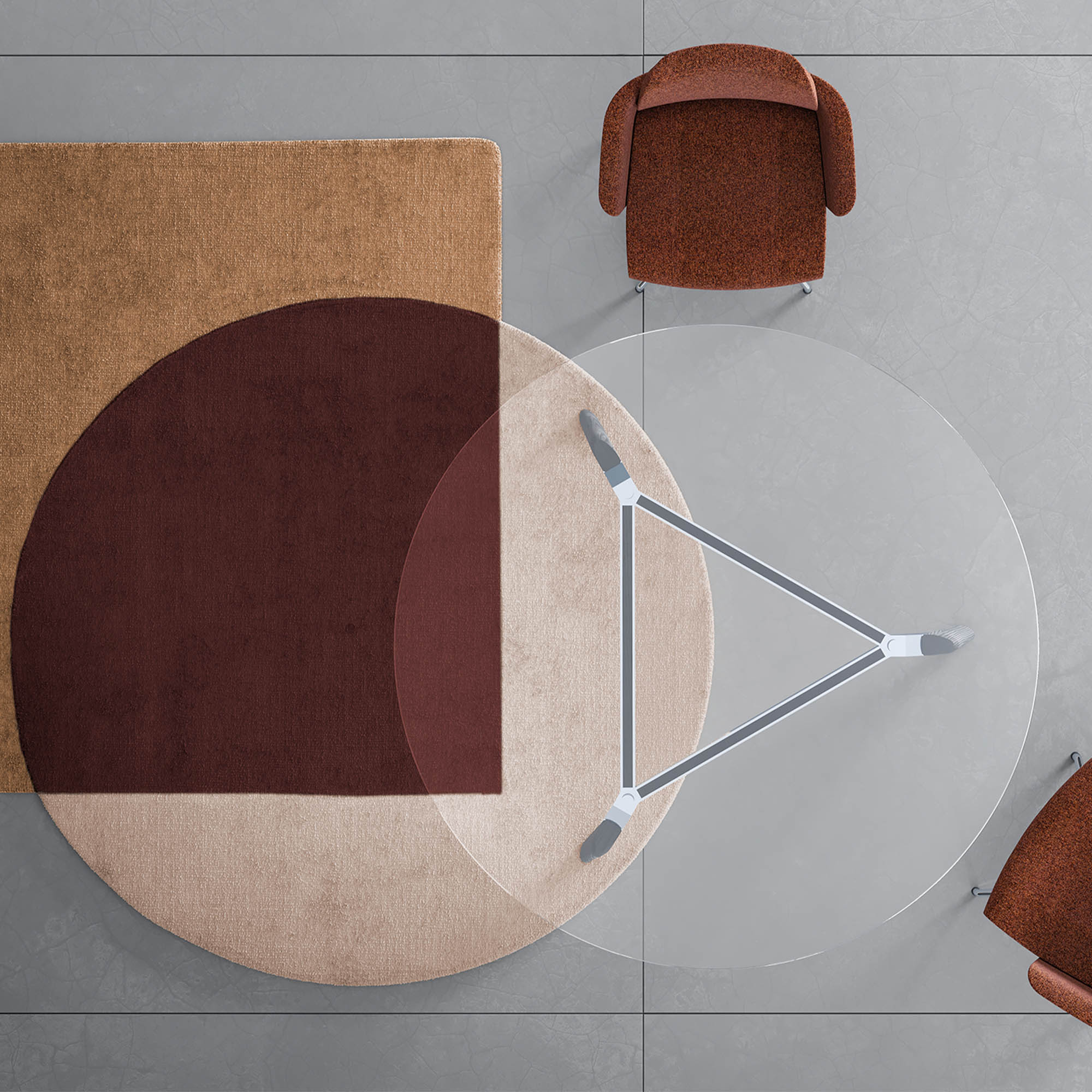 BRALCO RAIL Meeting table | Round, 1200 - 1600 mm (4 - 6 persons), real wood, white oak - 14 Main Image