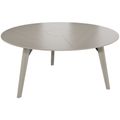 BRALCO RAIL meeting table | Round, 1200 - 1600 mm (4 - 6 people), real wood, light gray oak - 1 Thumbnail Image