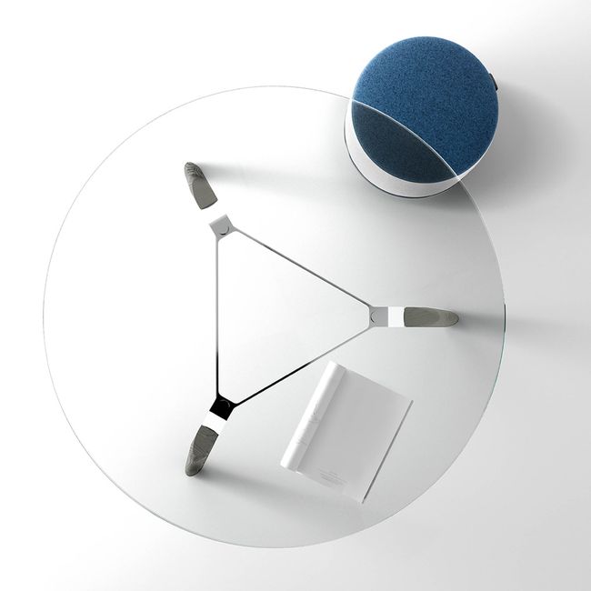 BRALCO RAIL Besprechungstisch | Rund, 1200 - 1600 mm (4 - 6 Personen), Echtholz, Eiche Tabak