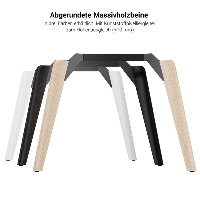 BRALCO RAIL Besprechungstisch | Rund, 1200 - 1600 mm (4 - 6 Personen), Glas-Tischplatte, Eiche-Massivholz-Gestell