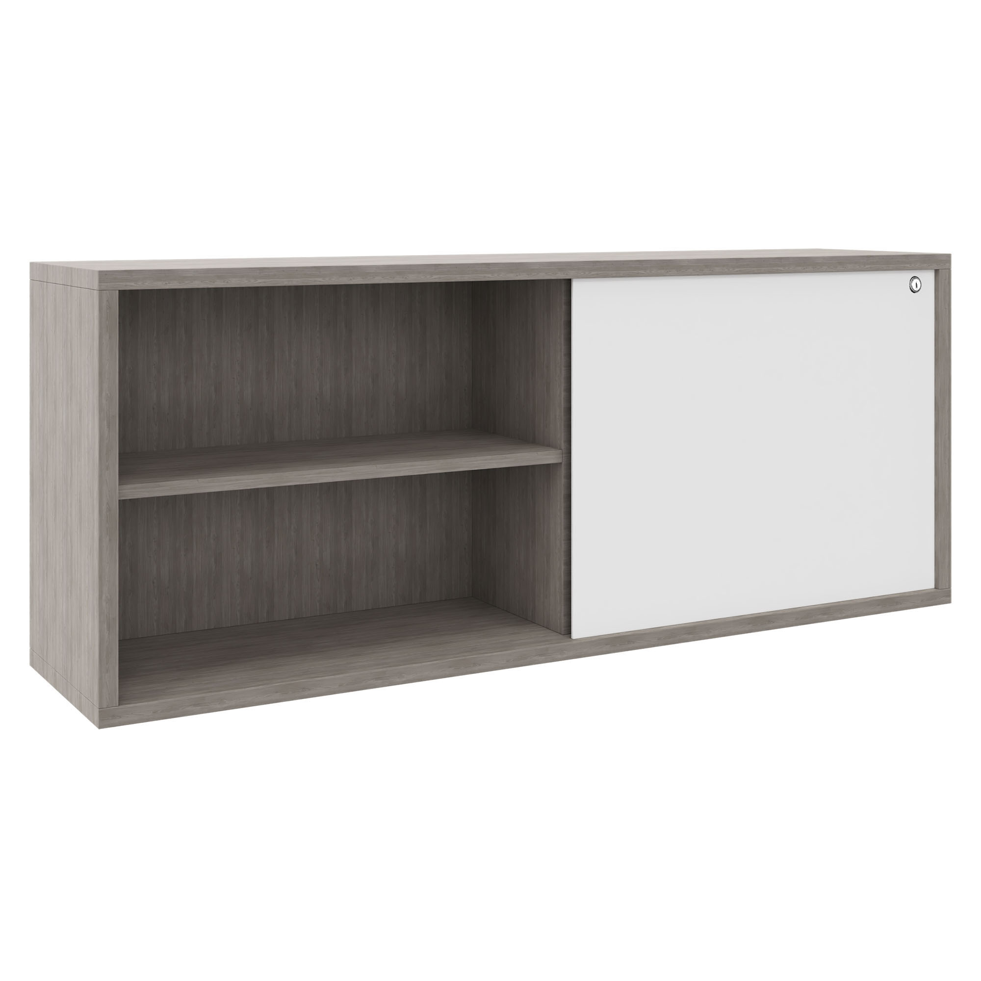 NOVA Lowboard | 1.5 OH, 1382 x 570 mm, gray northern oak - 2 Main Image