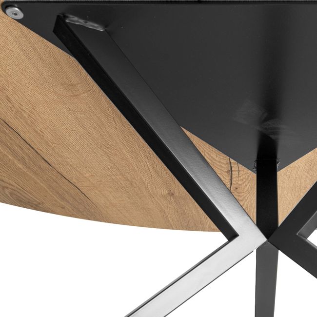 ART Besprechungstisch | Rund, Ø 1200 mm, Wildeiche-Dunkelgrau ART Besprechungstisch | Rund, Ø 1200 mm, Wildeiche-Dunkelgrau