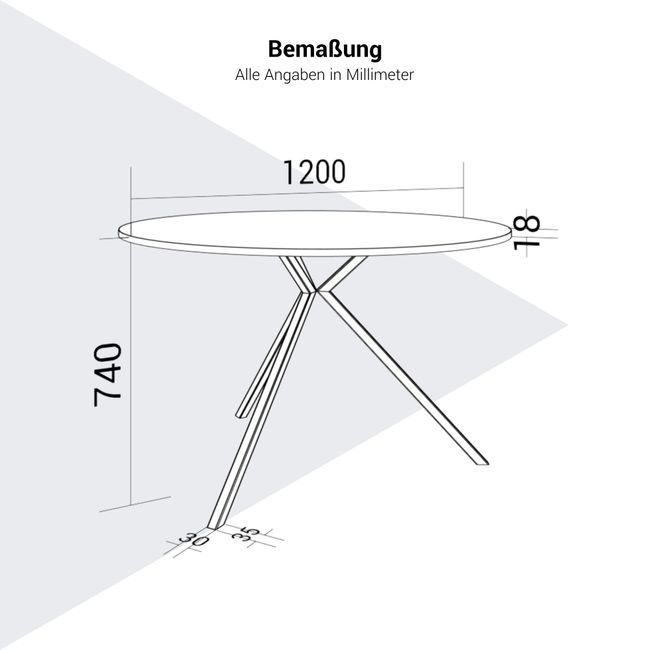 ART Besprechungstisch | Rund, Ø 1200 mm, Wildeiche-Dunkelgrau ART Besprechungstisch | Rund, Ø 1200 mm, Wildeiche-Dunkelgrau