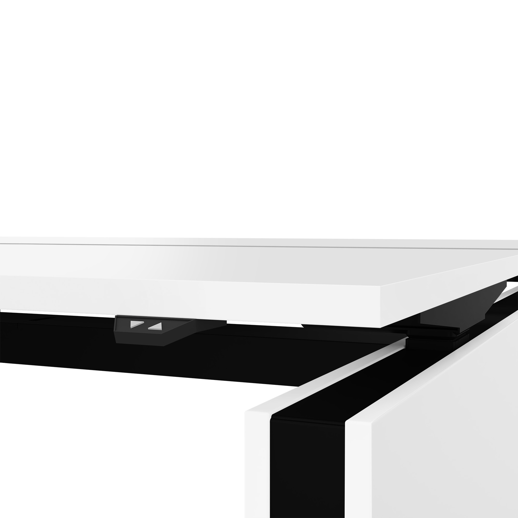 MOTION Desk del team | 1400 - 1800 mm, regolabile in altezza elettricamente, bianco - 4 Main Image