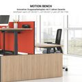 MOTION Desk del team | 1400 - 1800 mm, regolabile in altezza elettricamente, bianco - 5 Thumbnail Image