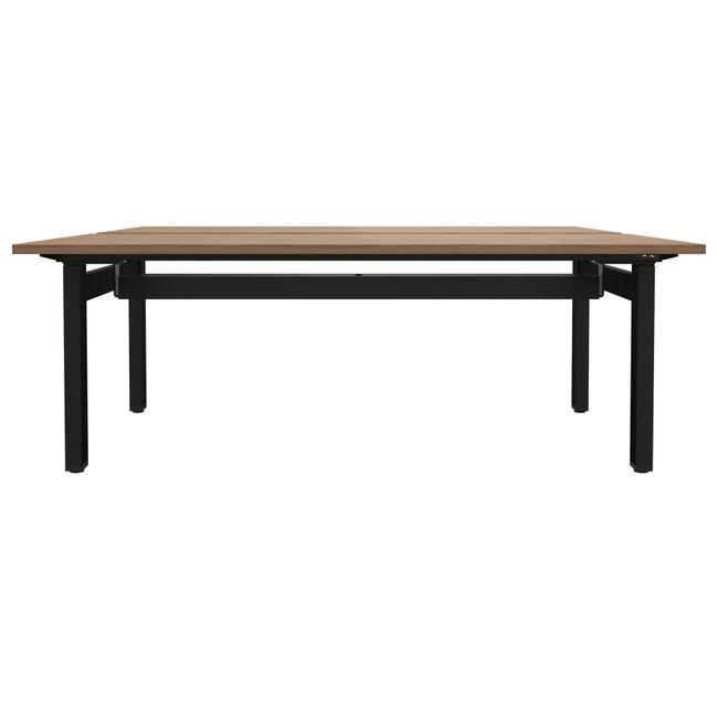 MOTION Team-Schreibtisch | 1400 - 1800 mm, elektrisch höhenverstellbar, Bernsteineiche