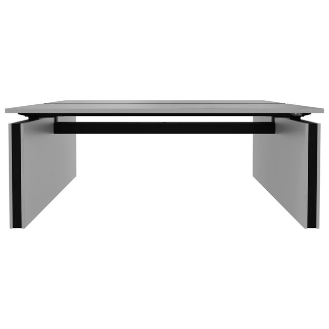 MOTION Team-Schreibtisch | 1400 - 1800 mm, elektrisch höhenverstellbar, Perlgrau MOTION Team-Schreibtisch | 1400 - 1800 mm, elektrisch höhenverstellbar, Perlgrau