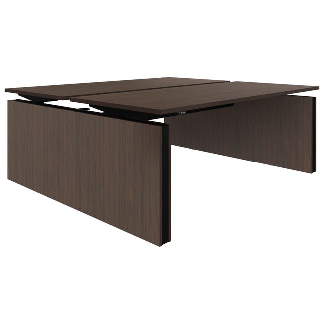 MOTION Team-Schreibtisch | 1400 - 1800 mm, elektrisch höhenverstellbar, Nussbaum MOTION Team-Schreibtisch | 1400 - 1800 mm, elektrisch höhenverstellbar, Nussbaum