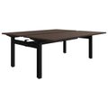 MOTION team desk | 1400 - 1800 mm, electrically height adjustable, walnut - 1 Thumbnail Image