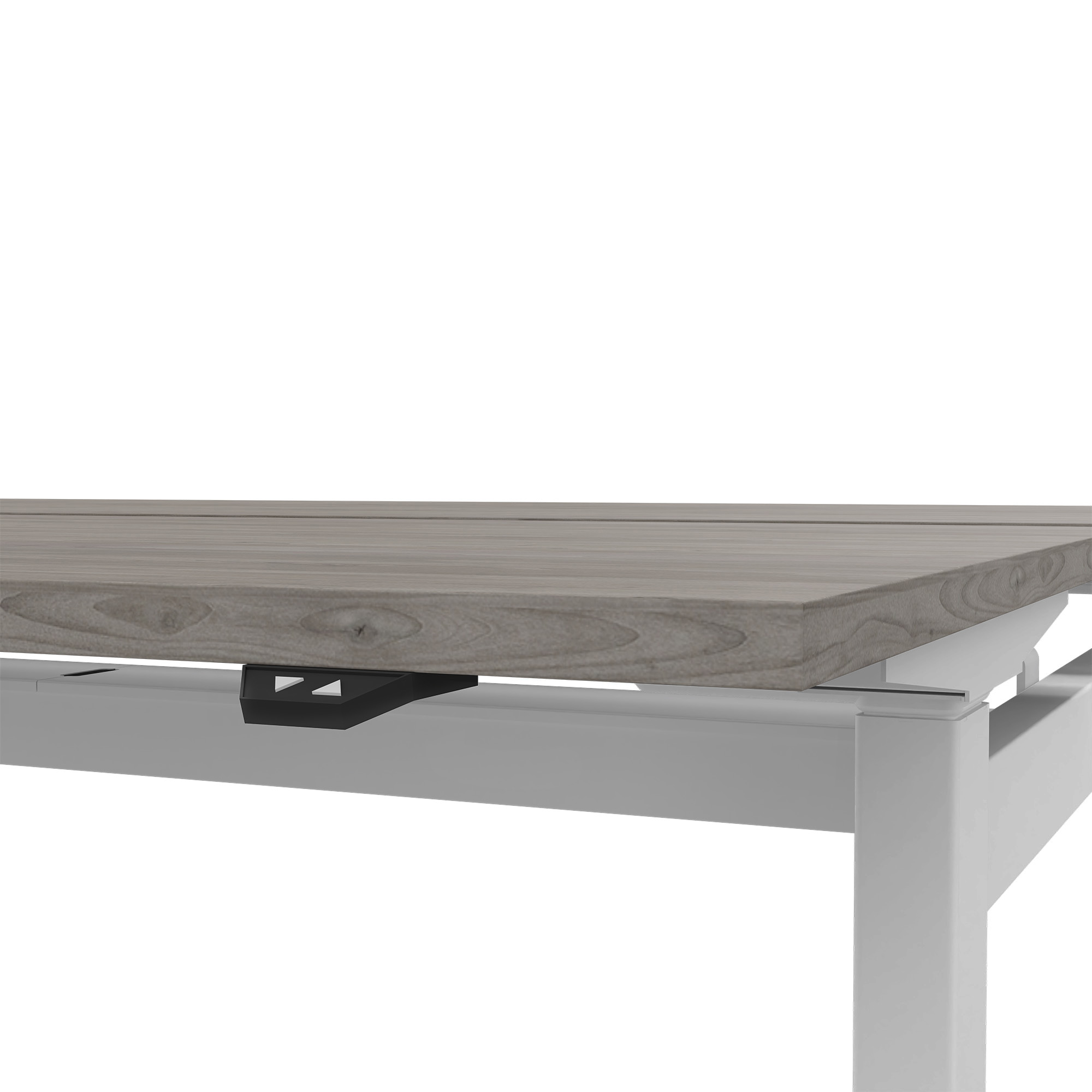 MOTION team desk | 1400 - 1800 mm, electrically height adjustable, gray northern oak - 4 Main Image