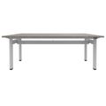 MOTION team desk | 1400 - 1800 mm, electrically height adjustable, gray northern oak - 2 Thumbnail Image