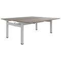 MOTION team desk | 1400 - 1800 mm, electrically height adjustable, gray northern oak - 1 Thumbnail Image