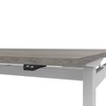 MOTION team desk | 1400 - 1800 mm, electrically height adjustable, gray northern oak - 4 Thumbnail Image