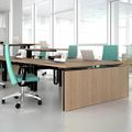 MOTION team desk | 1400 - 1800 mm, electrically height adjustable, gray northern oak - 18 Thumbnail Image