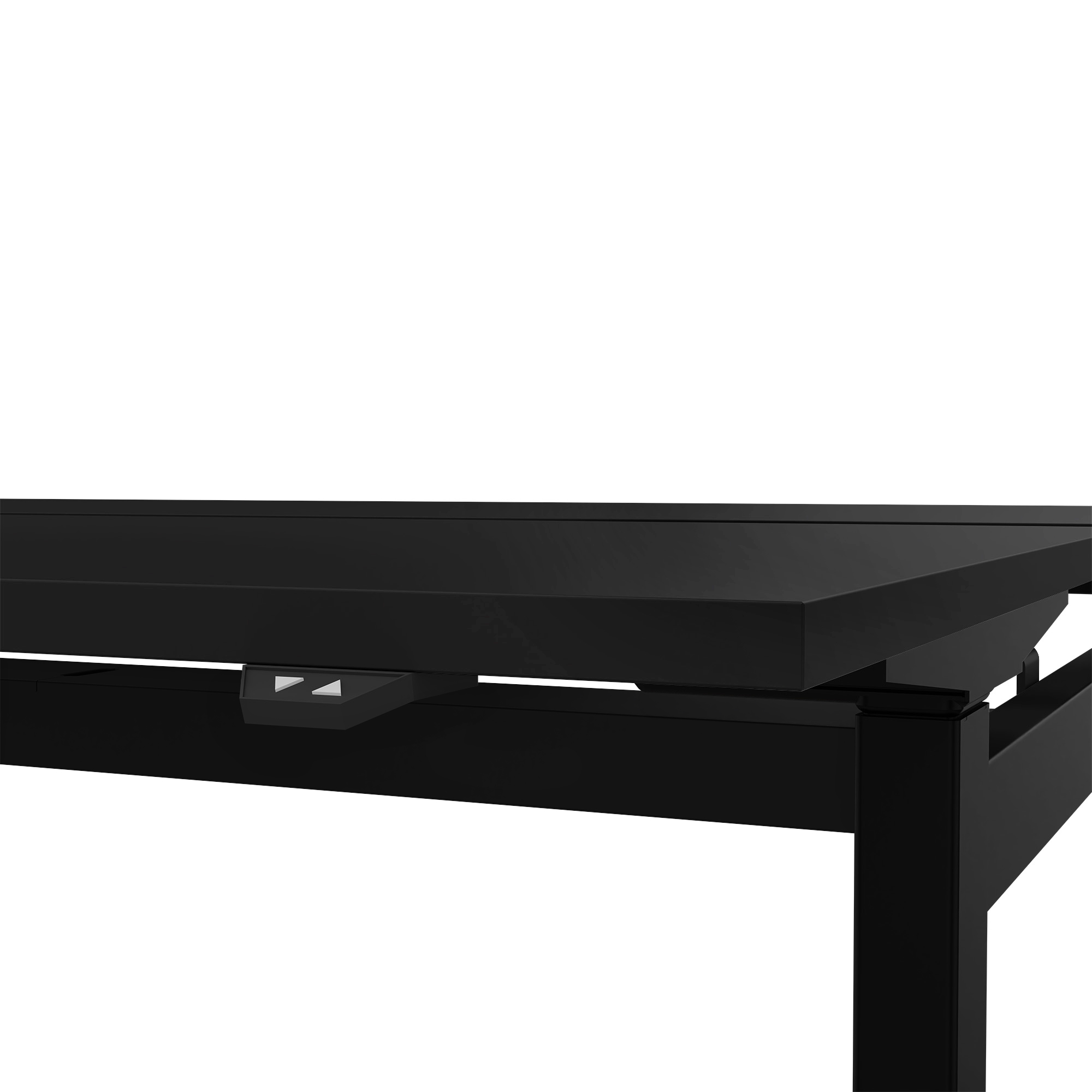 MOTION team desk | 1400 - 1800 mm, electrically height adjustable, black - 4 Main Image