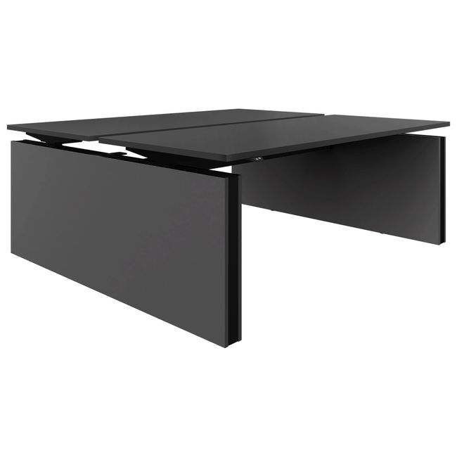 MOTION Team-Schreibtisch | 1400 - 1800 mm, elektrisch höhenverstellbar, Anthrazit MOTION Team-Schreibtisch | 1400 - 1800 mm, elektrisch höhenverstellbar, Anthrazit