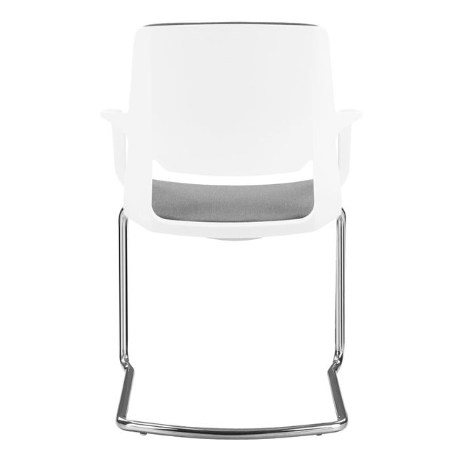 FILO Freischwinger | Armlehnen, Stapelbar, Grau