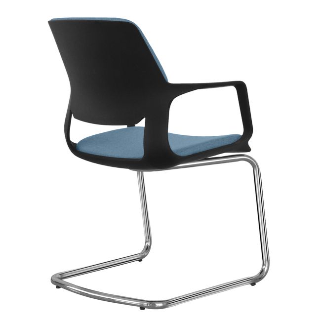 FILO Freischwinger | Armlehnen, Stapelbar, Blau