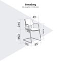 FILO-C Freischwinger | Braccioli, impilabili, blu - 7 Thumbnail Image