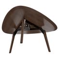 BRALCO RAIL meeting table | Triangular, 1794 x 1716 mm (6 people), real wood, tobacco oak - 2 Thumbnail Image