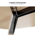 BRALCO RAIL meeting table | Triangular, 1794 x 1716 mm (6 people), real wood, carbon oak - 8 Thumbnail Image