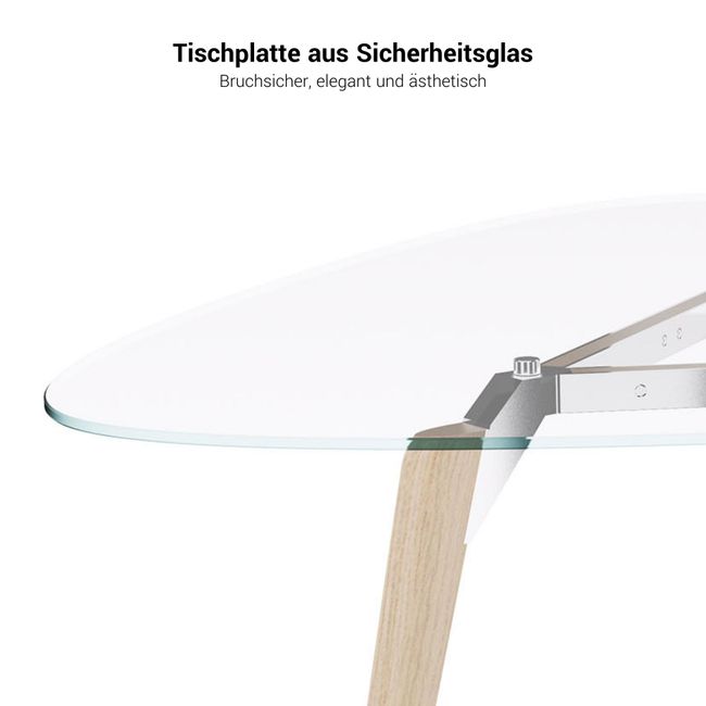 BRALCO RAIL Besprechungstisch | Dreieckig, 1794 x 1716 mm (6 Personen), Glas-Tischplatte