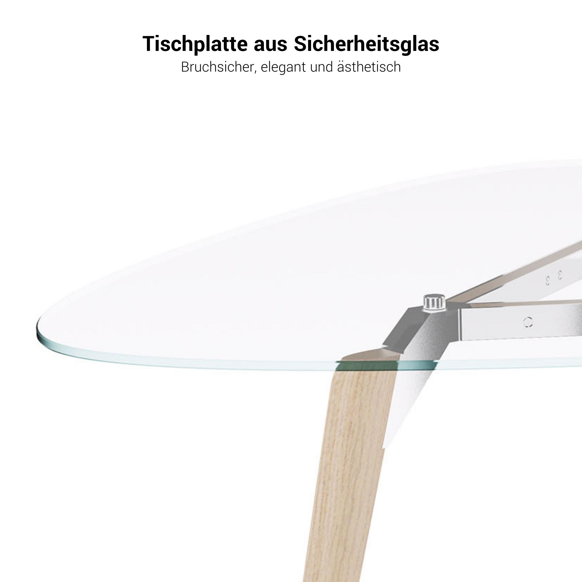 BRALCO RAIL meeting table | Triangular, 1794 x 1716 mm (6 people), gray tinted glass table top - 8 Main Image