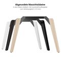 BRALCO RAIL meeting table | Triangular, 1794 x 1716 mm (6 people), gray tinted glass table top - 9 Thumbnail Image