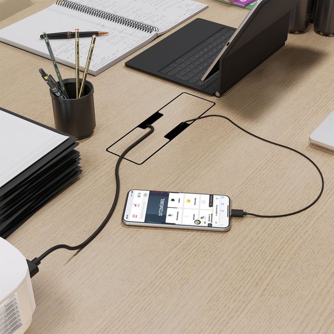 BRALCO RAIL Konferenztisch | 3600 x 1200 mm, Eiche Natur