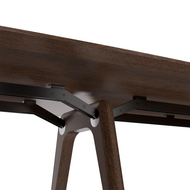 BRALCO RAIL Konferenztisch | 3600 x 1200 mm, Eiche Tabak