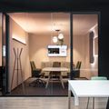 BRALCO RAIL meeting table | Boat shape 2400 - 2800 mm (8 - 10 people) | Real wood, black oak - 10 Thumbnail Image