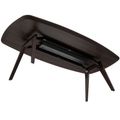 BRALCO RAIL meeting table | Boat shape 2400 - 2800 mm (8 - 10 people) | Real wood, carbon oak - 3 Thumbnail Image