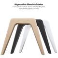 BRALCO RAIL meeting table | Boat shape, 2400 x 1200 x 750 mm (8 people) | gray tinted glass table top - 5 Thumbnail Image