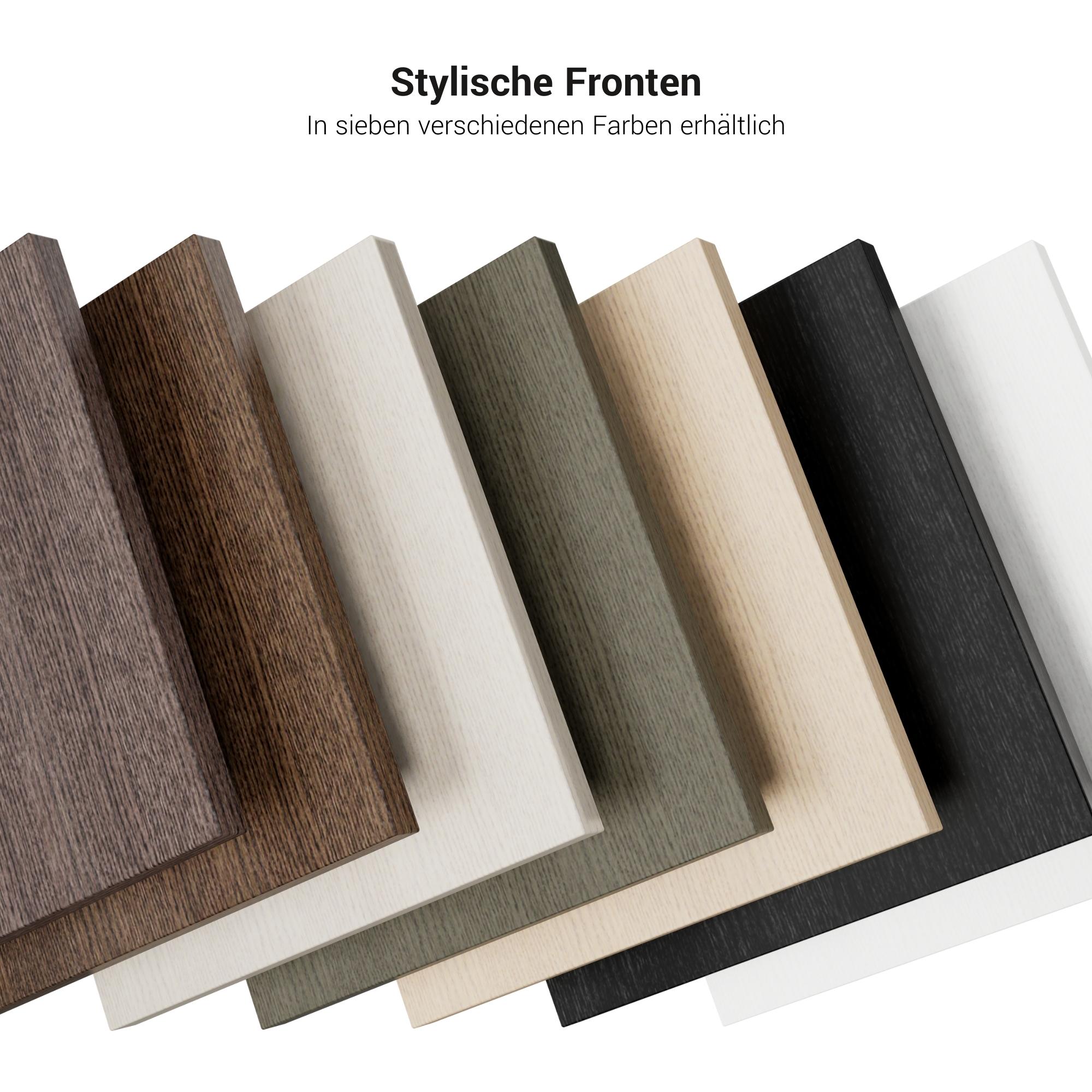 Bralco RAIL Highboard | 2 oh, 1600 x 400 mm, gris clair en chêne - 5 Main Image