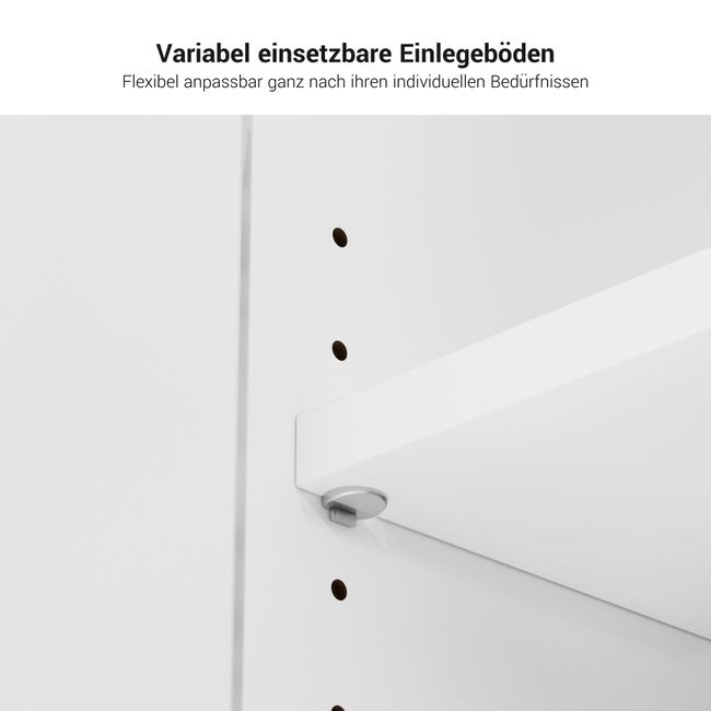 BRALCO RAIL Highboard | 2 OH, 1600 x 400 mm, Eiche Dunkelgrau
