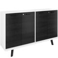 Bralco RAIL Highboard | 2 oh, 1600 x 400 mm, chêne noir - 1 Thumbnail Image
