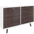 Bralco RAIL Highboard | 2 oh, 1600 x 400 mm, carbone en chêne - 1 Thumbnail Image
