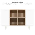 BRALCO RAIL highboard | 2 OH, 1600 x 400 mm, dark gray oak - 4 Thumbnail Image
