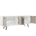 Bralco RAIL Lowboard | 1,5 oh, 1603 x 400 mm, gris clair en chêne - 2 Thumbnail Image