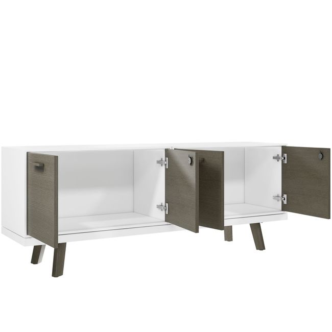 BRALCO RAIL Lowboard | 1,5 OH, 1603 x 400 mm, Eiche Dunkelgrau BRALCO RAIL Lowboard | 1,5 OH, 1603 x 400 mm, Eiche Dunkelgrau