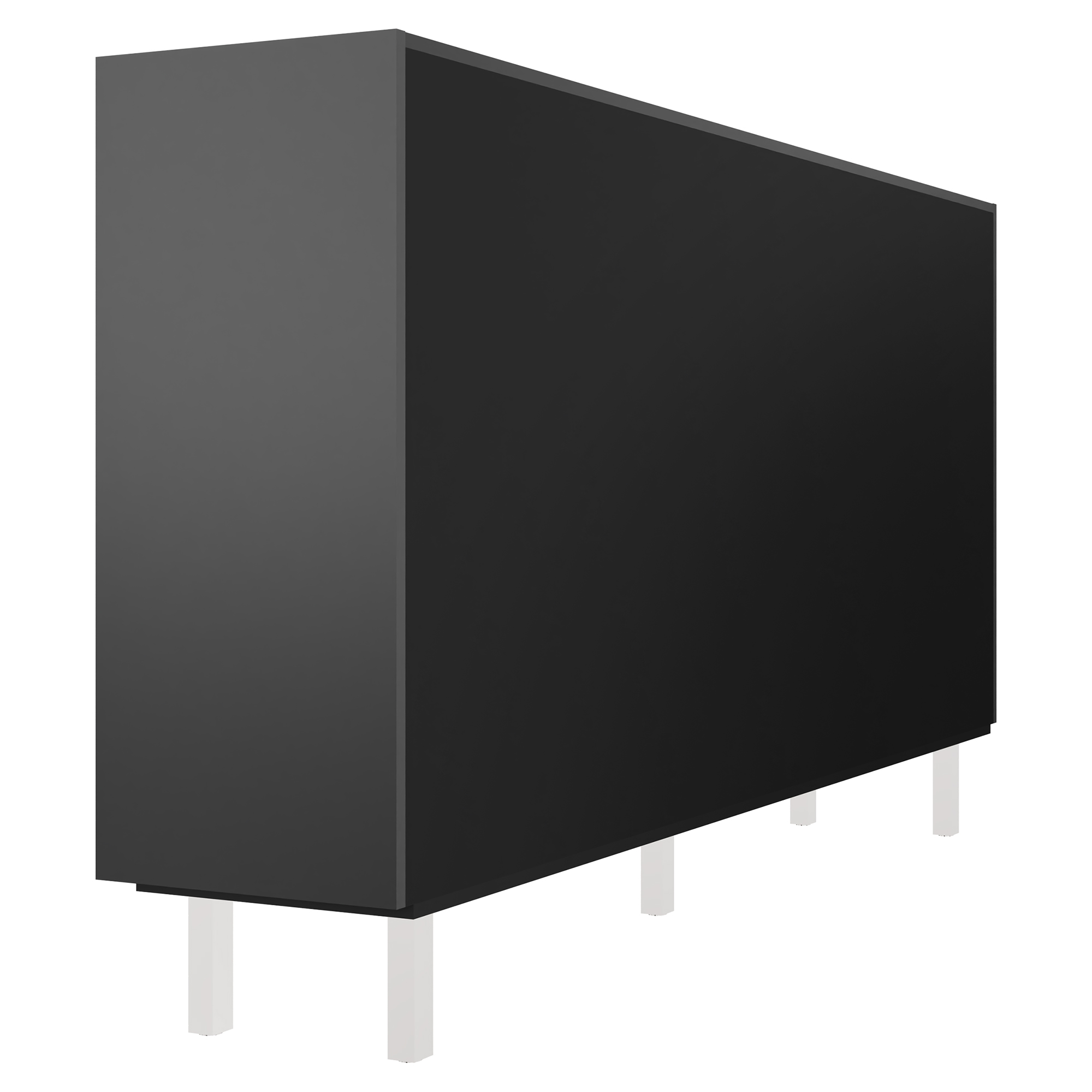 BRALCO JET EVO highboard | 2 OH, 2036 x 460 mm, black - 4 Main Image