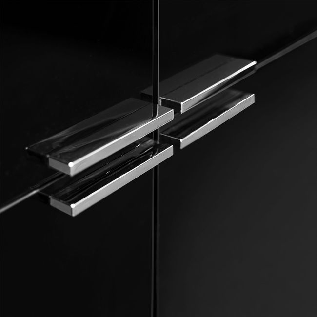 BRALCO JET EVO Highboard | 2 OH, 2036 x 460 mm, Schwarz BRALCO JET EVO Highboard | 2 OH, 2036 x 460 mm, Schwarz